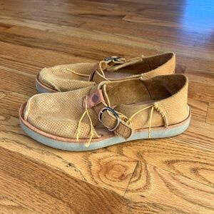 Satorisan Unisex Microperforated Benirras Loden Tan Sandals Size EU 37